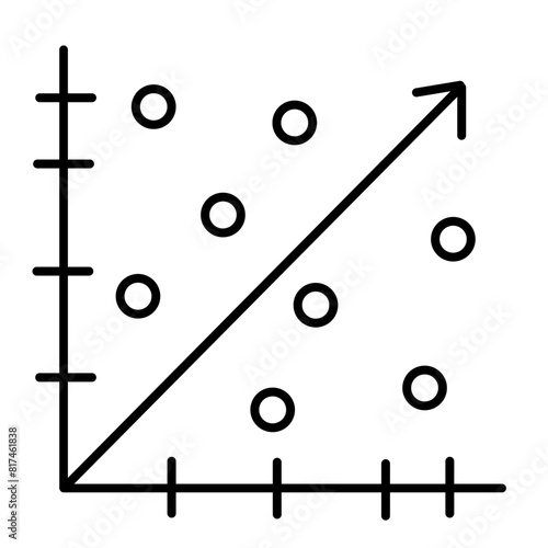 Correlation Vector Icon