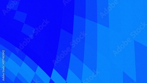 blue geometric background with grainy noise