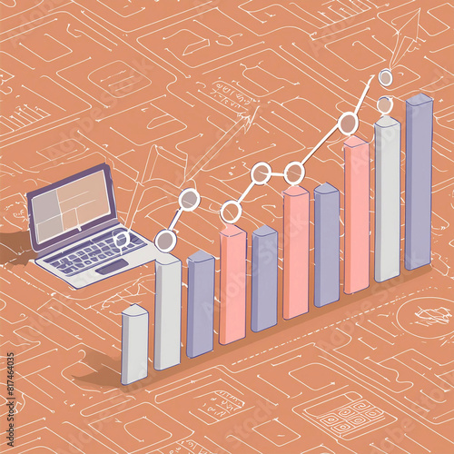 Graph Accounting Marketing or Report Chart