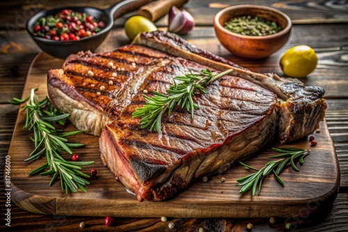 Huge T-bone meat stake