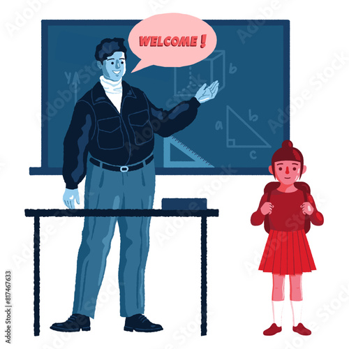 New girl in the class