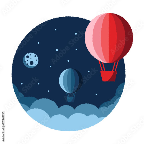 Space hot air balloons