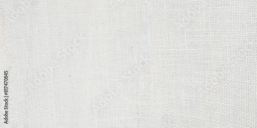 White cotton fabric cloth texture for background, natural textile pattern.