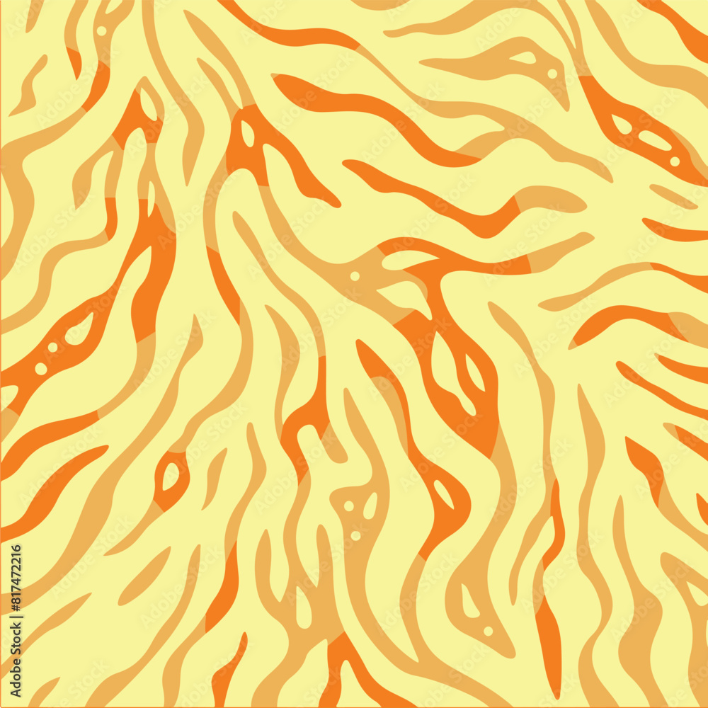 Orange animal print in oranges tones working for background or texture character Orange animal print in oranges tones working for background or texture character
