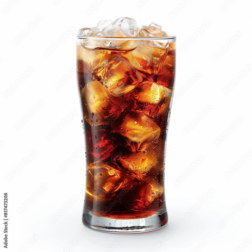 Cola isolated on white background. Cola isolated on white background.