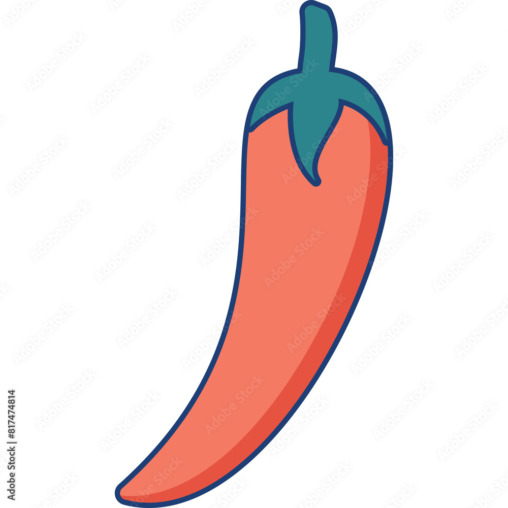 Pepper Illustration Isolated Transparent Background Pepper Illustration Isolated Transparent Background