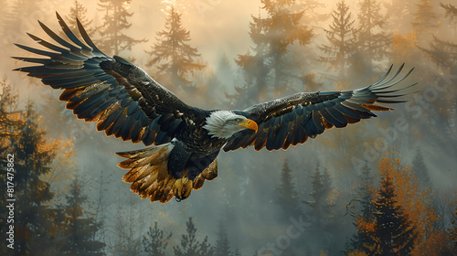 american bald eagle, Bald Eagle and the Pacific Northwest Double E