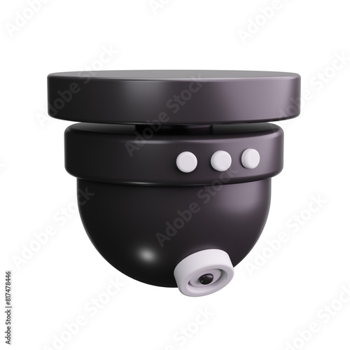 cctv 3d render icon