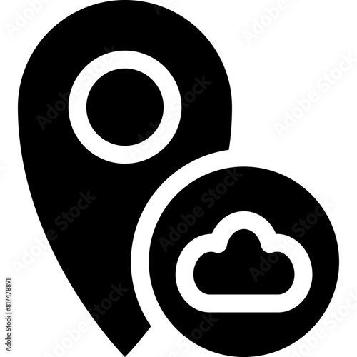 cloud location icon