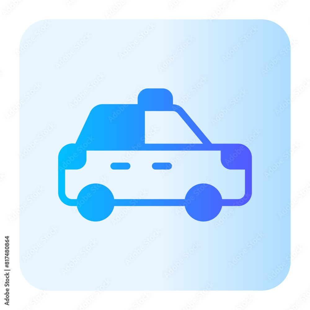 taxi gradient icon taxi gradient icon