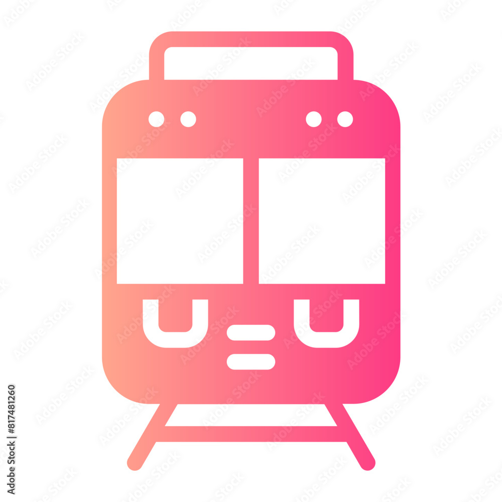 train gradient icon train gradient icon