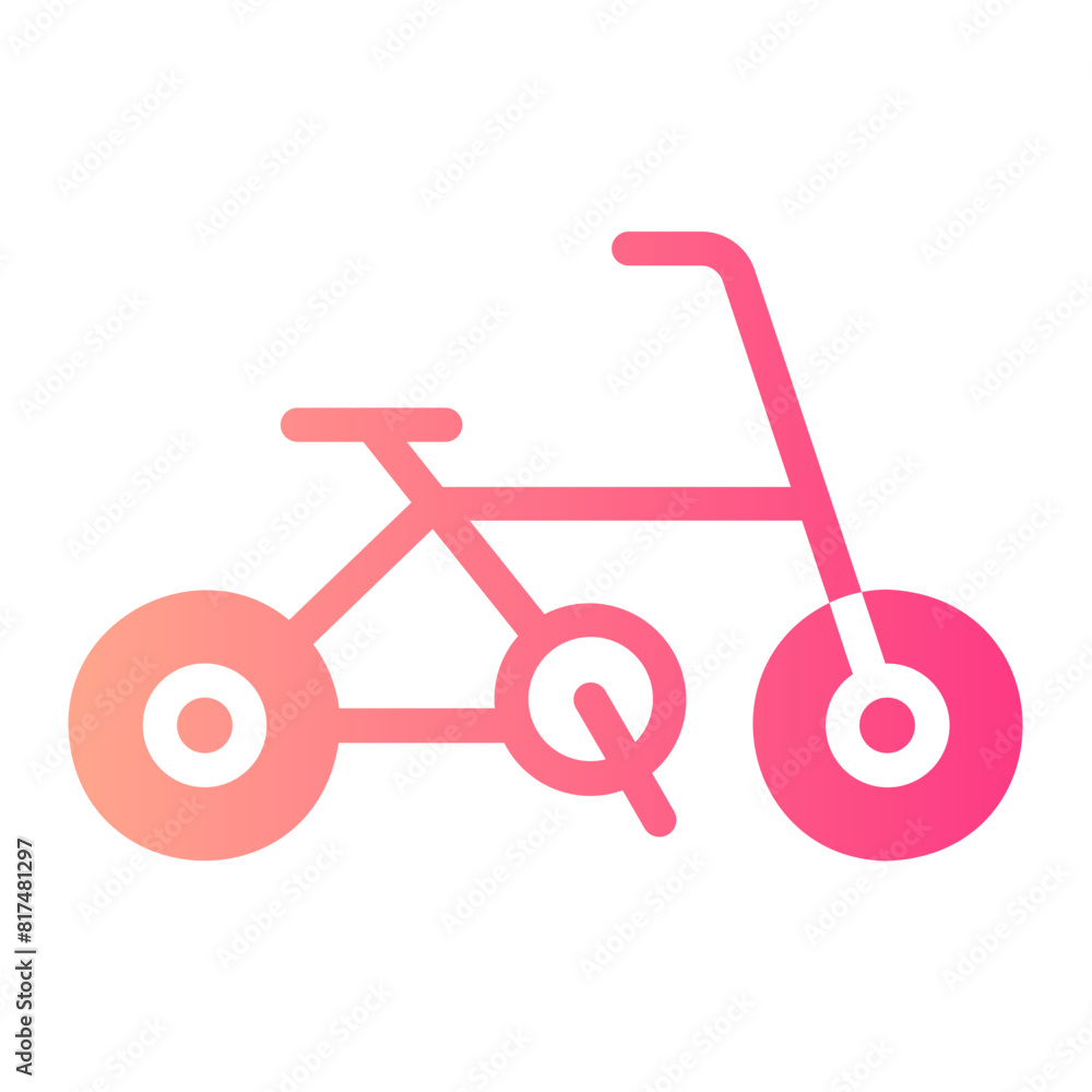 bicycle gradient icon bicycle gradient icon