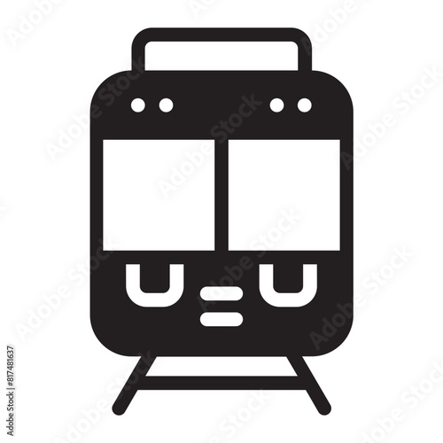 train glyph icon