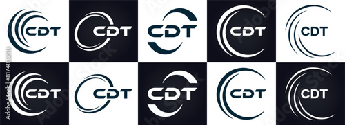 Obraz na płótnie CDT logo