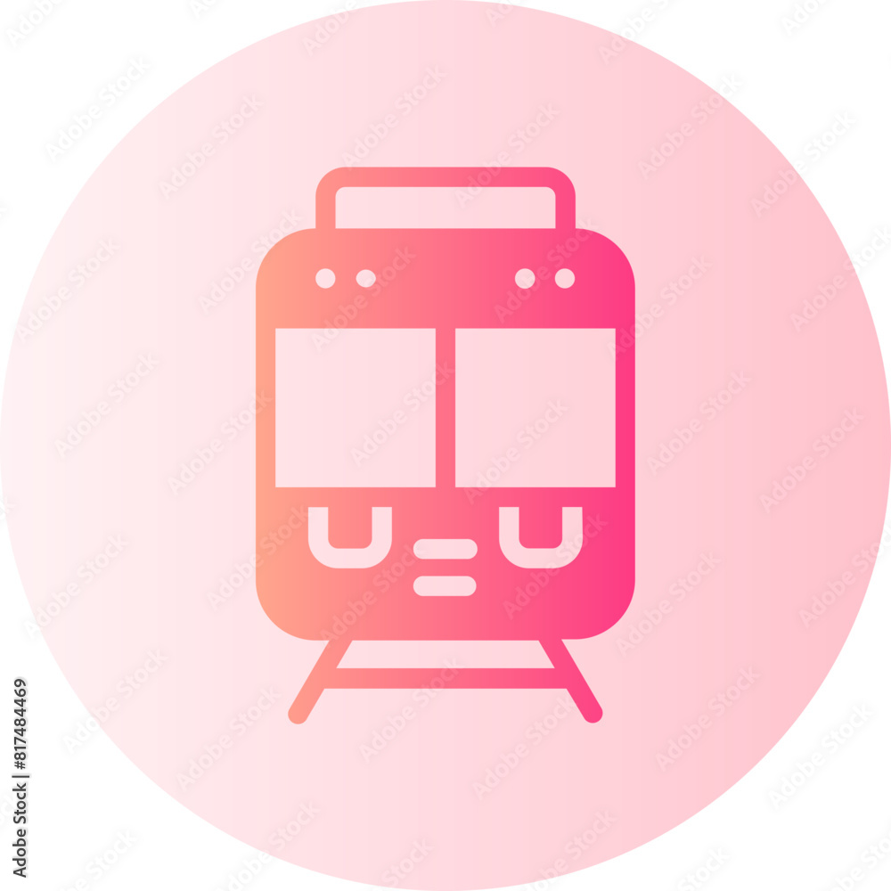 train gradient icon