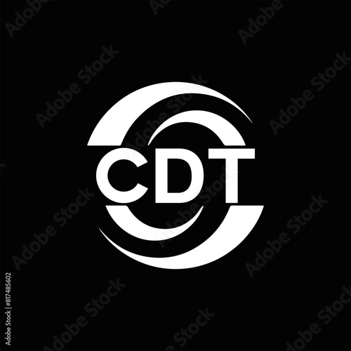 CDT logo. C D T design. White CDT letter. CDT, C D T letter logo design. C D T letter logo design in FIVE, FOUR, THREE, style. letter logo set in one artboard. C D T letter logo vector design.