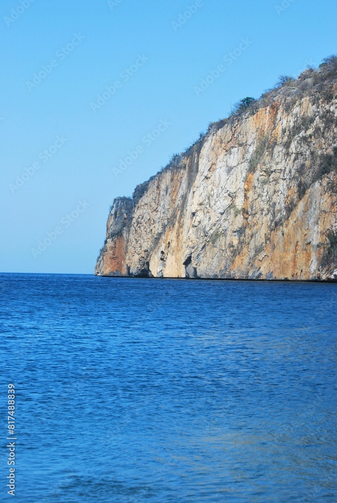 Paisajes marinos en el parque nacional Mochima,estado Sucre Venezuela.