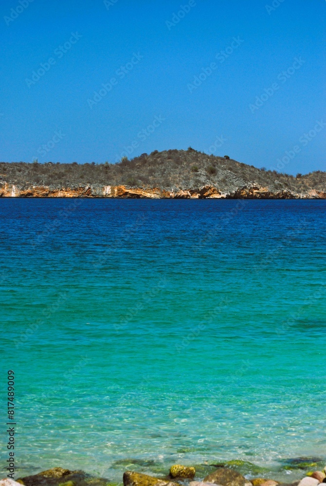 Paisajes marinos en el parque nacional Mochima,estado Sucre Venezuela.