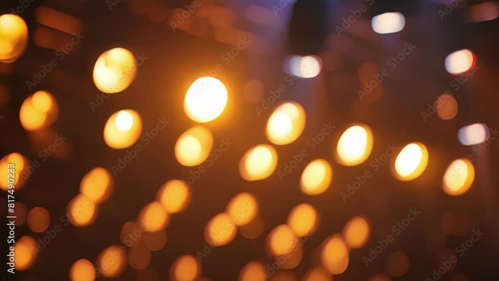 The lights dim signaling the start of the show and hushing the buzzing chatter in the audience. The lights dim signaling the start of the show and hushing the buzzing chatter in the audience.