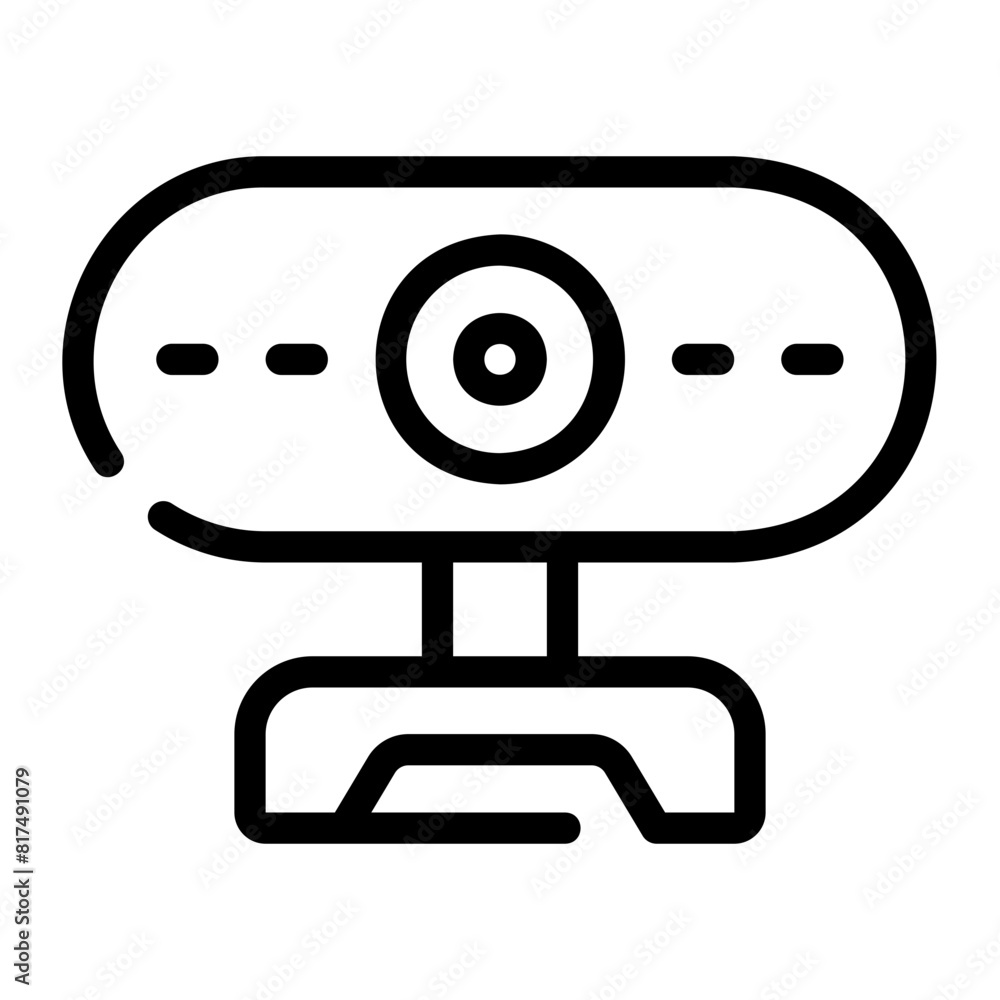 web camera line icon web camera line icon