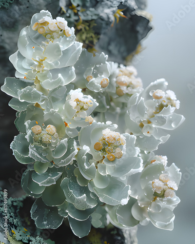 bouquet of white chrysanthemum. Generative AI