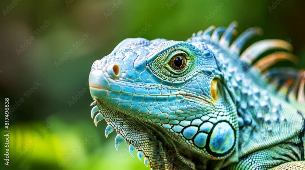 portrait pet, dog, cat, chameleon, iguana on clean background