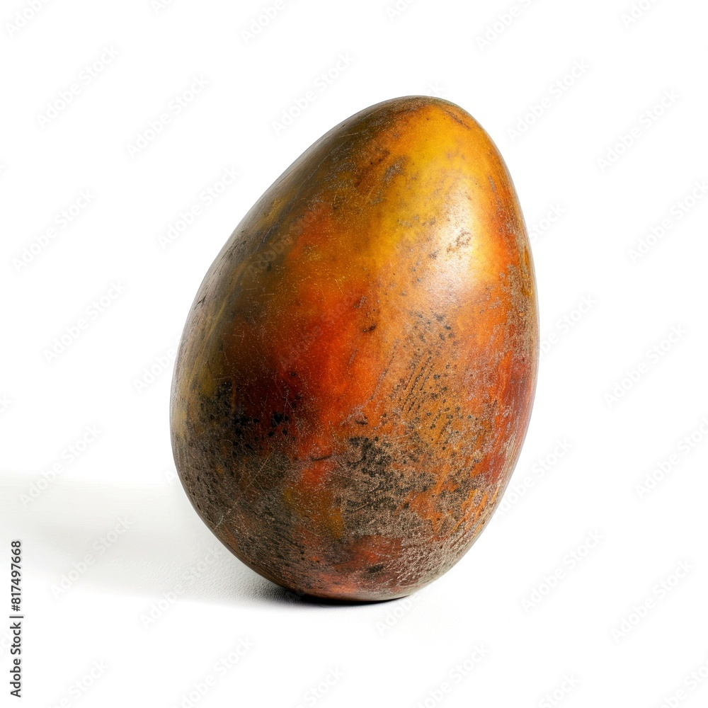 Fototapeta premium close up fruits banana apple mango strawberry orange blueberry on white background
