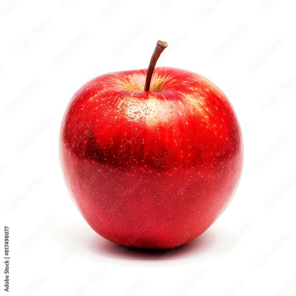 close up fruits banana apple mango strawberry orange blueberry on white background close up fruits banana apple mango strawberry orange blueberry on white background