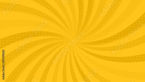 Yellow background with abstract sunburst pattern