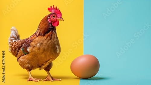Fototapeta the chicken or the egg