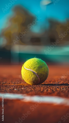 Close-up of tennis ball © ma