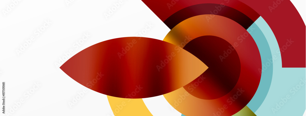 Round elements and circles geometric minimal composition background. Vector Illustration For Wallpaper, Banner, Background, Card, Book Illustration, landing page Round elements and circles geometric minimal composition background. Vector Illustration For Wallpaper, Banner, Background, Card, Book Illustration, landing page