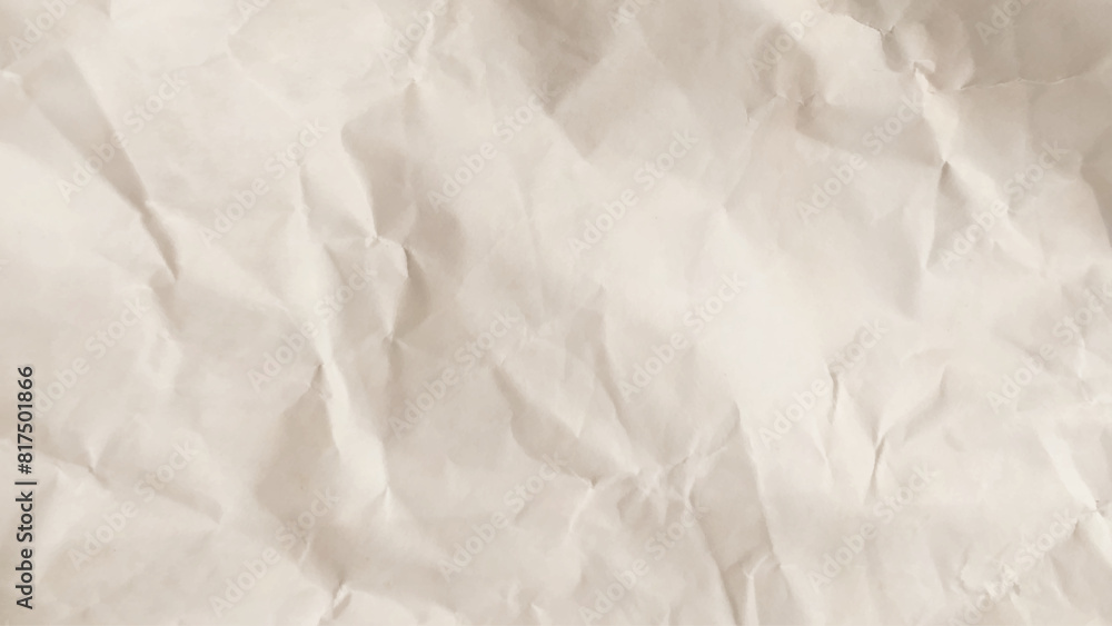 Obraz premium Texture of crumpled paper. Crumpled gray paper texture pattern. Rough grunge old blank. Vector illustration.