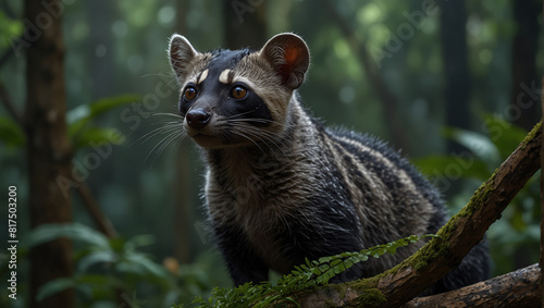 Civet in the jungle 