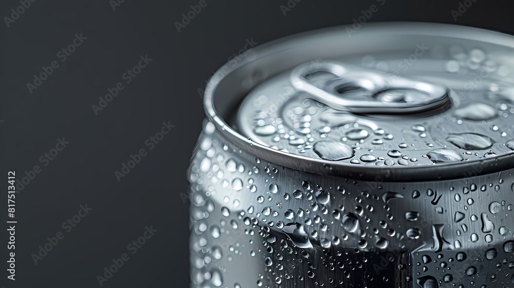 A blank aluminum can A blank aluminum can