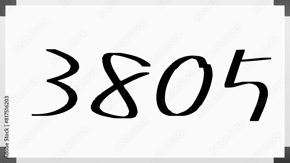 3805年のホワイトボード風イラスト 3805年のホワイトボード風イラスト