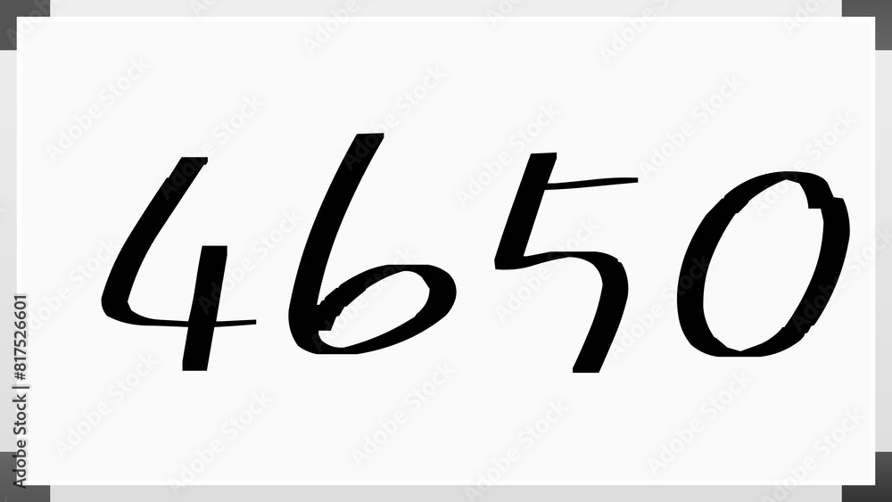 4650年のホワイトボード風イラスト 4650年のホワイトボード風イラスト
