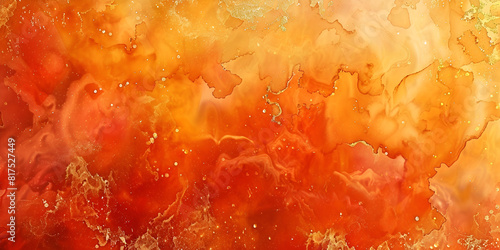 fire burst texture backgrounds. A painting of a yellow and red fire © Mustafa