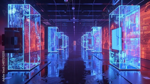 Design immersive experiences with mesh control points glass room