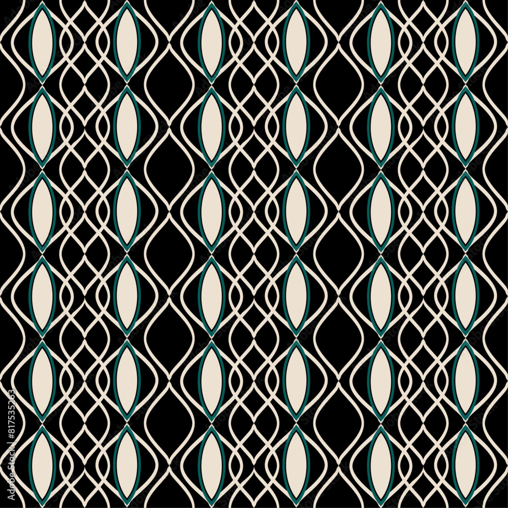 black and white seamless geometric pattern for fabric home wear surface design packaging vector black and white seamless geometric pattern for fabric home wear surface design packaging vector