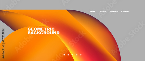 Colorful flowing shapes, wave lines with neon gradients. Vector Illustration For Wallpaper, Banner, Background, Card, Book Illustration, landing page