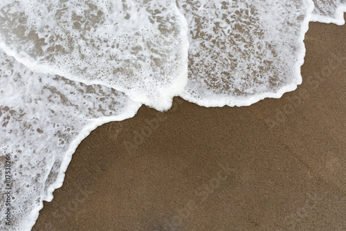 sea on the sandy beach
