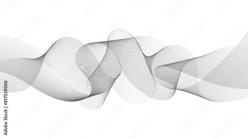 Wavy Abstract background with business lines, business curve lines, graphic element vector illustration background	