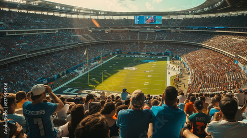 Wallpaper Mural crowded football stadium Torontodigital.ca