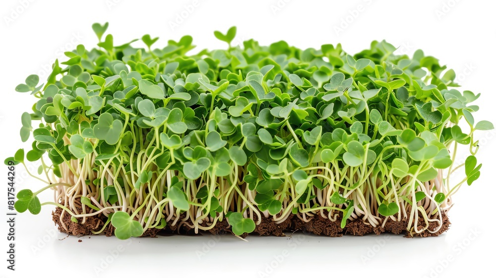 Naklejka premium sprouts on isotate white back background