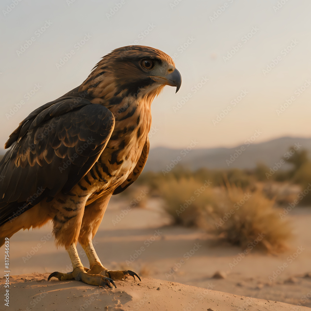 a hawk in the desert a hawk in the desert