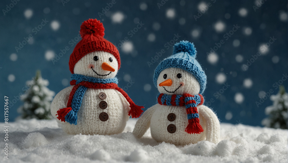 snowman on the snow snowman on the snow