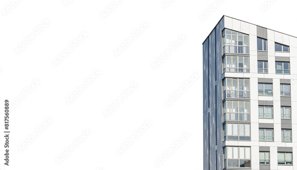 Tableau sur toile Contemporary multistory apartment building, new housing project