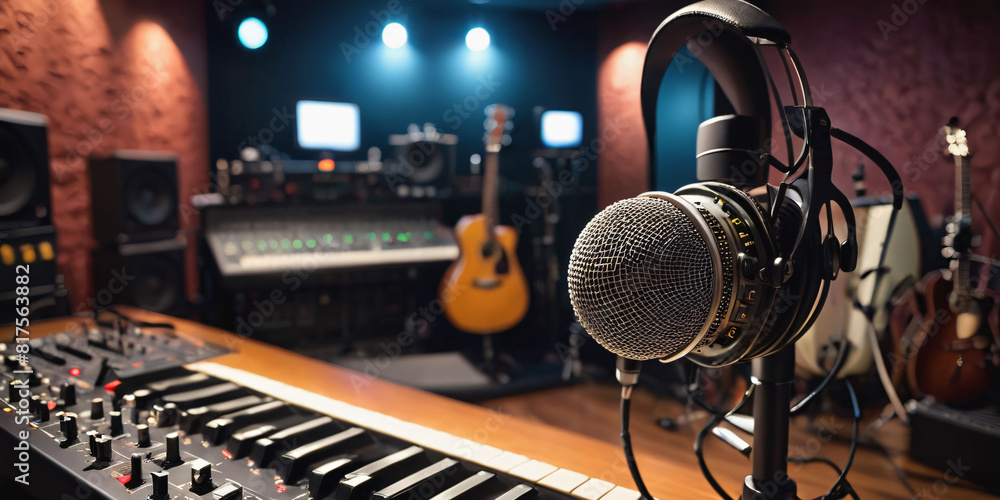 music studio interior music studio interior