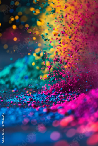 A vibrant colorful background. Different color.  © Elsa